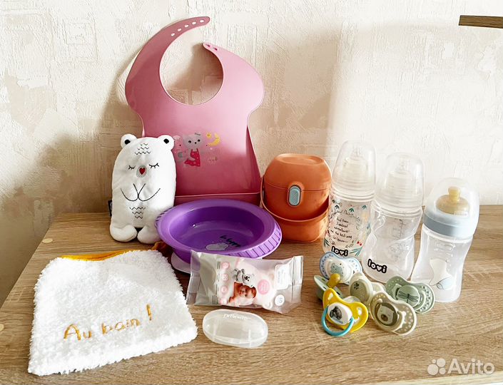 Бутылочки и посуда детская