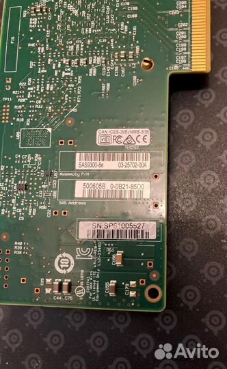 Контроллер SAS HBA 12gbps SFF8644 LSI3008 9300