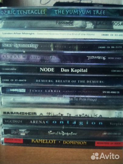 Аудио диски CD, MP3: рок, метал