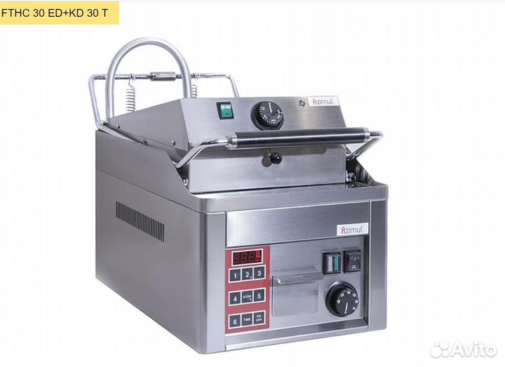Гриль прижимной Azimut fthc 30 ED+KD 30 T