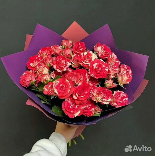 Цветы розы букет