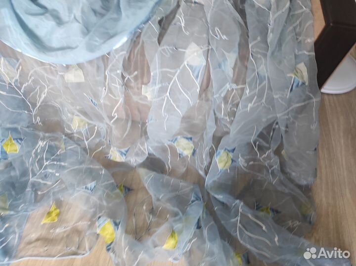 Комплект Тюль и ламбрикен-штора