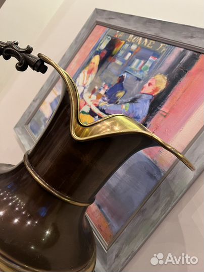 Напольный кувшин ваза гигант 61 см антикварный