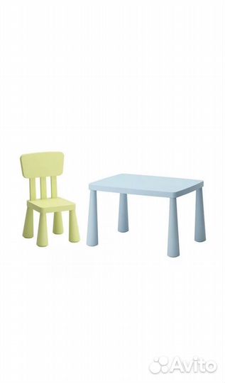 Стол и стул Бахмут Икея