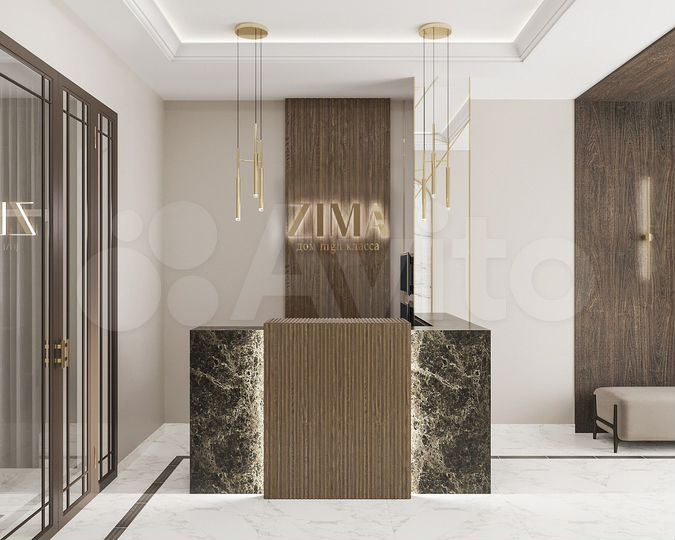 2-к. квартира, 73,5 м², 17/23 эт.