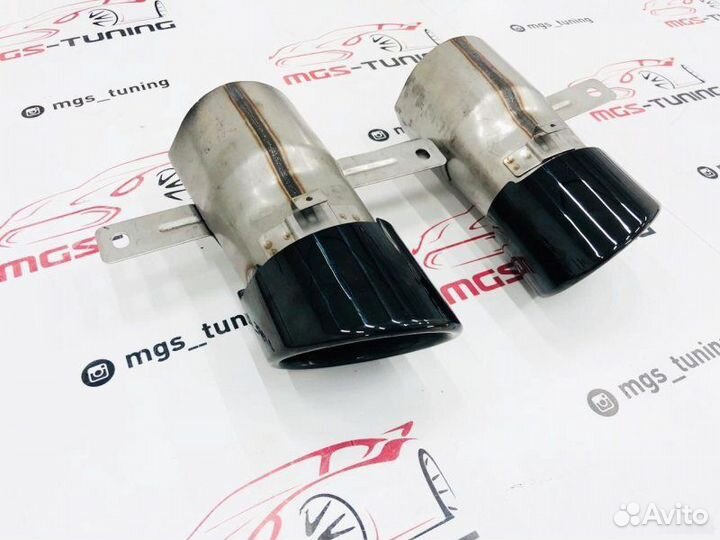 Насадки на выхлоп w177/118 Style 35 AMG Black