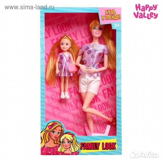 Кукла с дочкой Family Look Будь в тренде