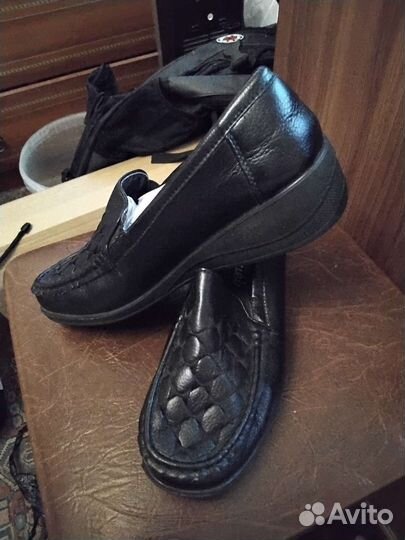 Мокасины женские 39 размер кожзам