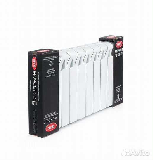 Радиатор биметаллический rifar Monolit 350 х 10 с