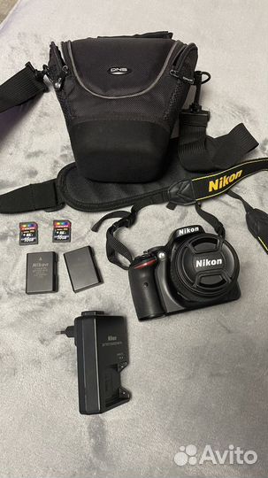 Зеркальный фотоаппарат nikon d5200 kit 18-55 mm