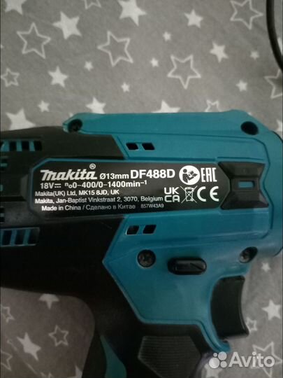 Makita df488d шуруповерт оригинал