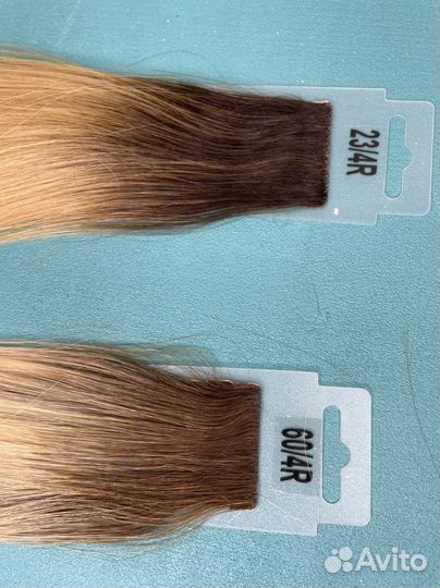 Волосы для наращивания на лентах 45 см