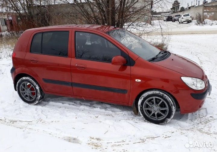 Hyundai Getz 1.4 AT, 2008, битый, 140 000 км