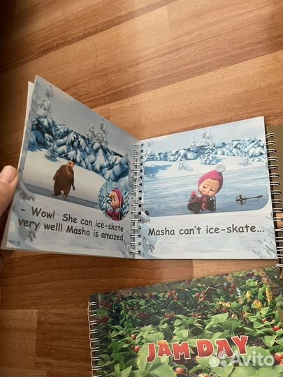 Книги на английском маша и медведь