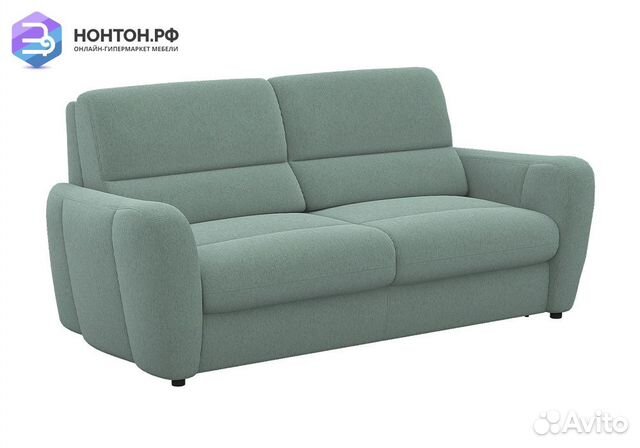 Диван раскладушка американская Лофт бирюзовый