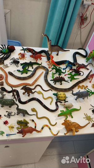 Динозавры, змеи, и др. коллекция