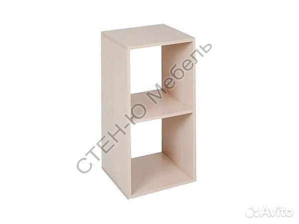 Стеллаж 1х2 (тип IKEA Каллакс) дуб