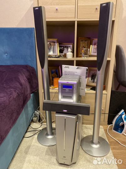 Саб+ 3 колонки JVC по 140 ватт Hi-fi Japan
