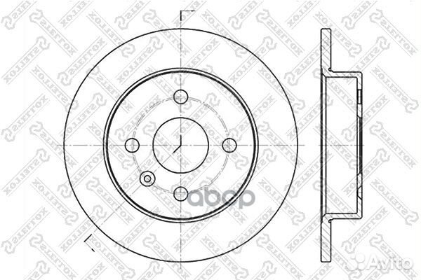 60203633SX диск тормозной задний Opel Astra 1