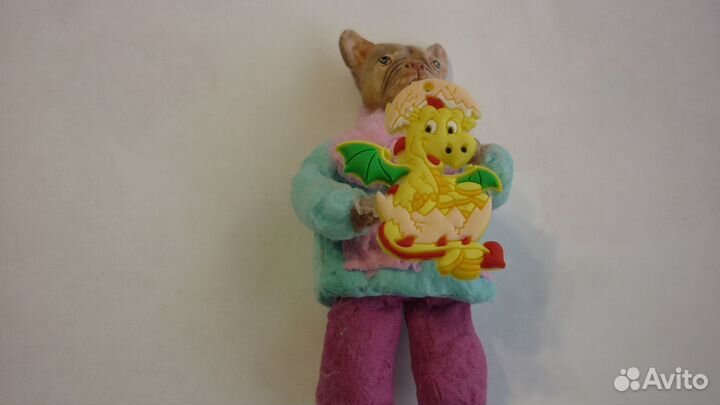 Ватные елочные игрушки