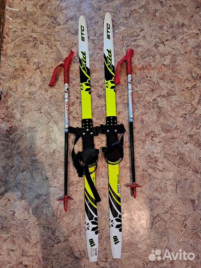 Лыжи беговые детские новые