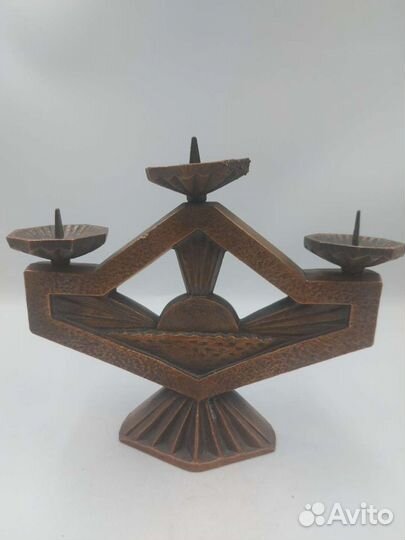 Подсвечник на три свечи СССР