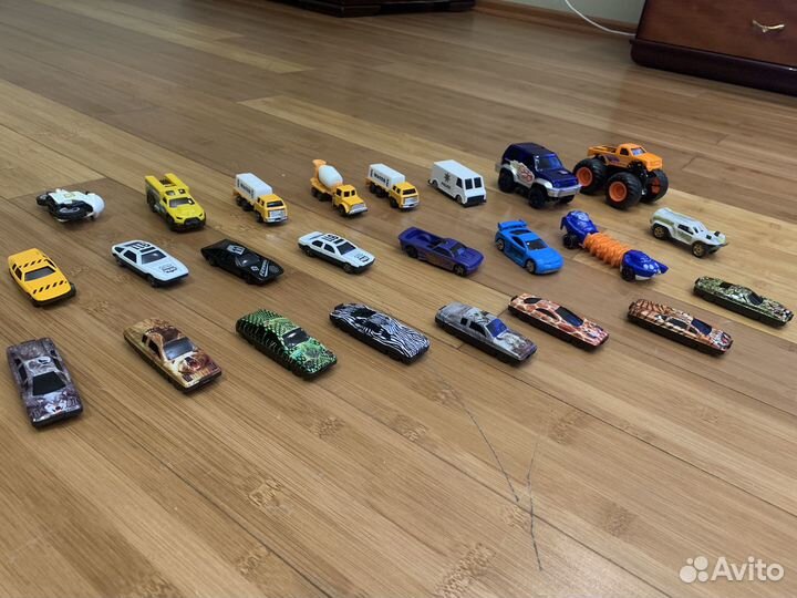 Детские машинки игрушки металлические 50 шт