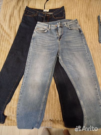 Джинсы пакотом 44-46