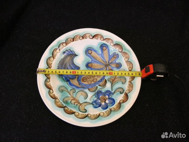 Тарелка Конаково СССР декоративная