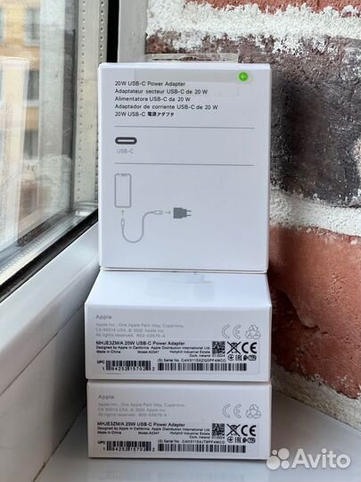 Apple Адаптер/Блок USB Type-C 20W Оригинал Новый
