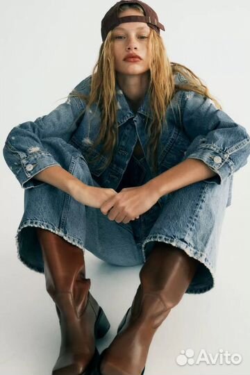 Джинсовая куртка zara