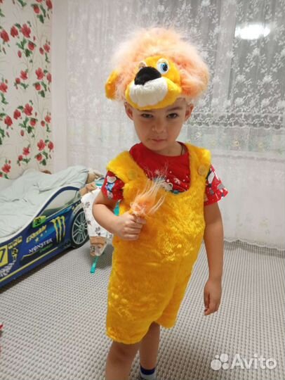 Карнавальный костюм льва 98-104