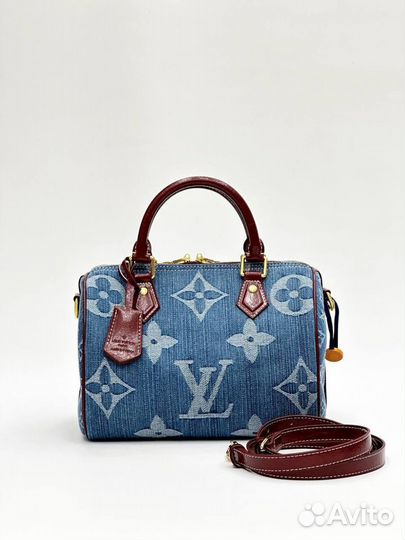 Сумка Louis Vuitton speedy 25 denim