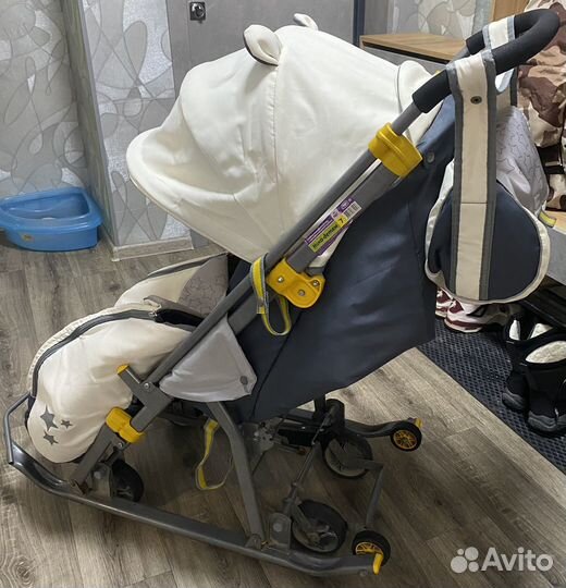 Санки коляска ника детям 7