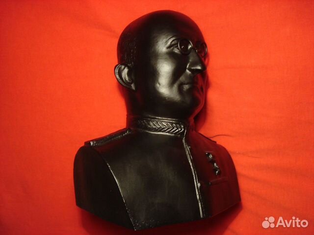 Бюст СССР Берия Редкий Завод Касли 1950 Чугун