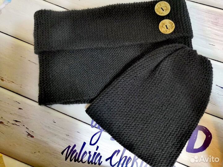 Шапка бини и снуд