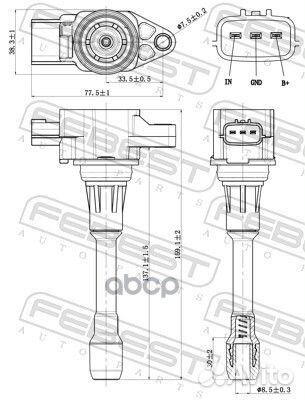 Катушка зажигания Nissan Micra/Qashqai, Renaul