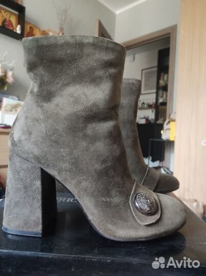 Ботильоны замша 37,5