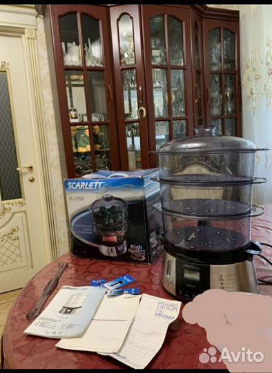 Пароварка scarlett silver line