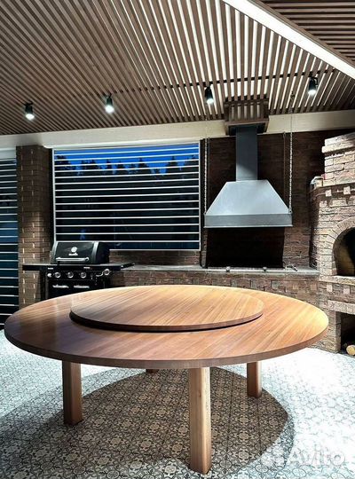 Стол новый лофт из массива дерева