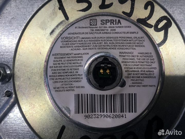 Подушка безопасности в рулевое колесо Renault Loga
