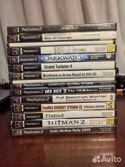 Sony playstation 2 полный комплект прошитая