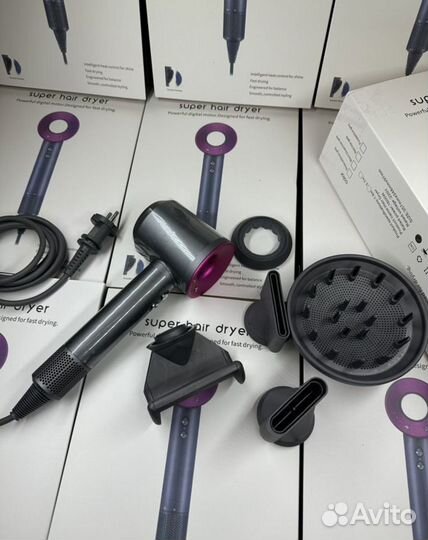 Фен Dyson 7 насадок