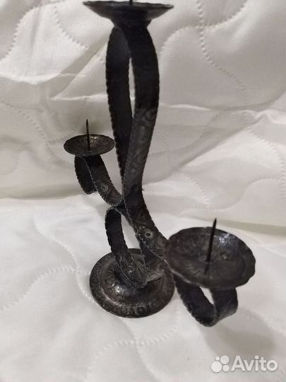 Подсвечник СССР металлический