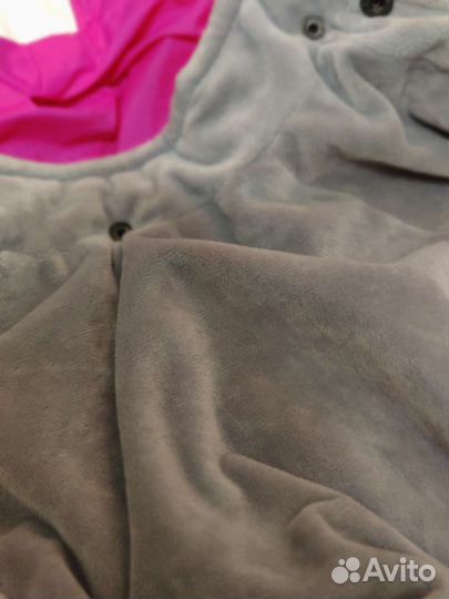 Зимний комбинезонс шапкой для собак