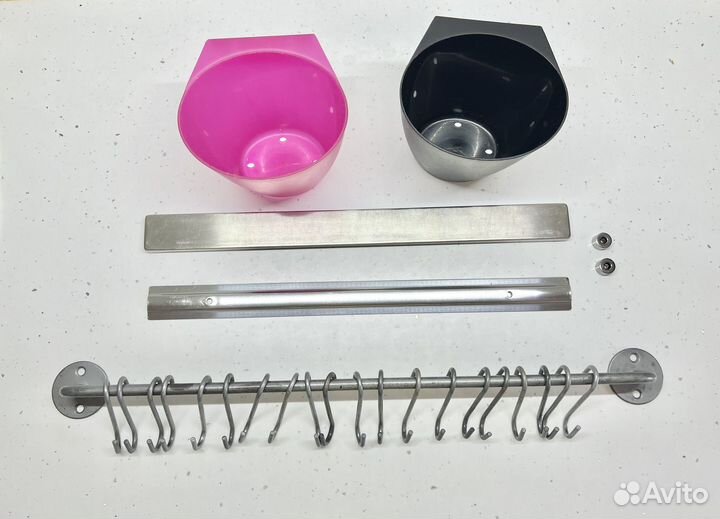 Магнит для ножей, рейлинг, крючки, стаканы Икеа