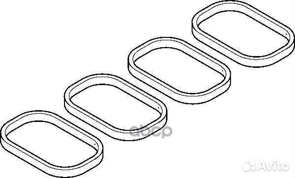 Комплект прокладок, впускной коллектор 008430 E