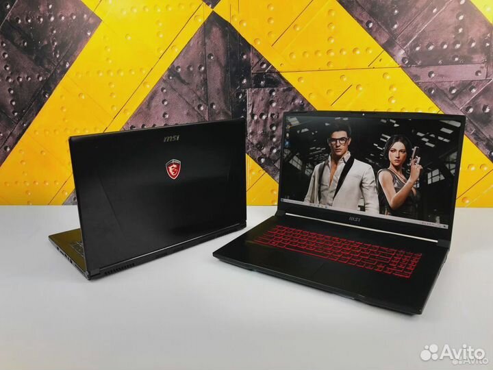 15.6 дюймовые игровые ноутбуки MSI на Intel i5/i7
