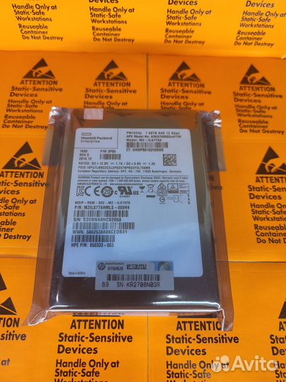 Жесткий диск Samsung 7.68Tb PM1633A MZ-ILS7T60