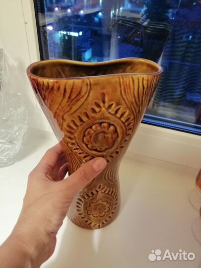 Ваза для цветов СССР керамика